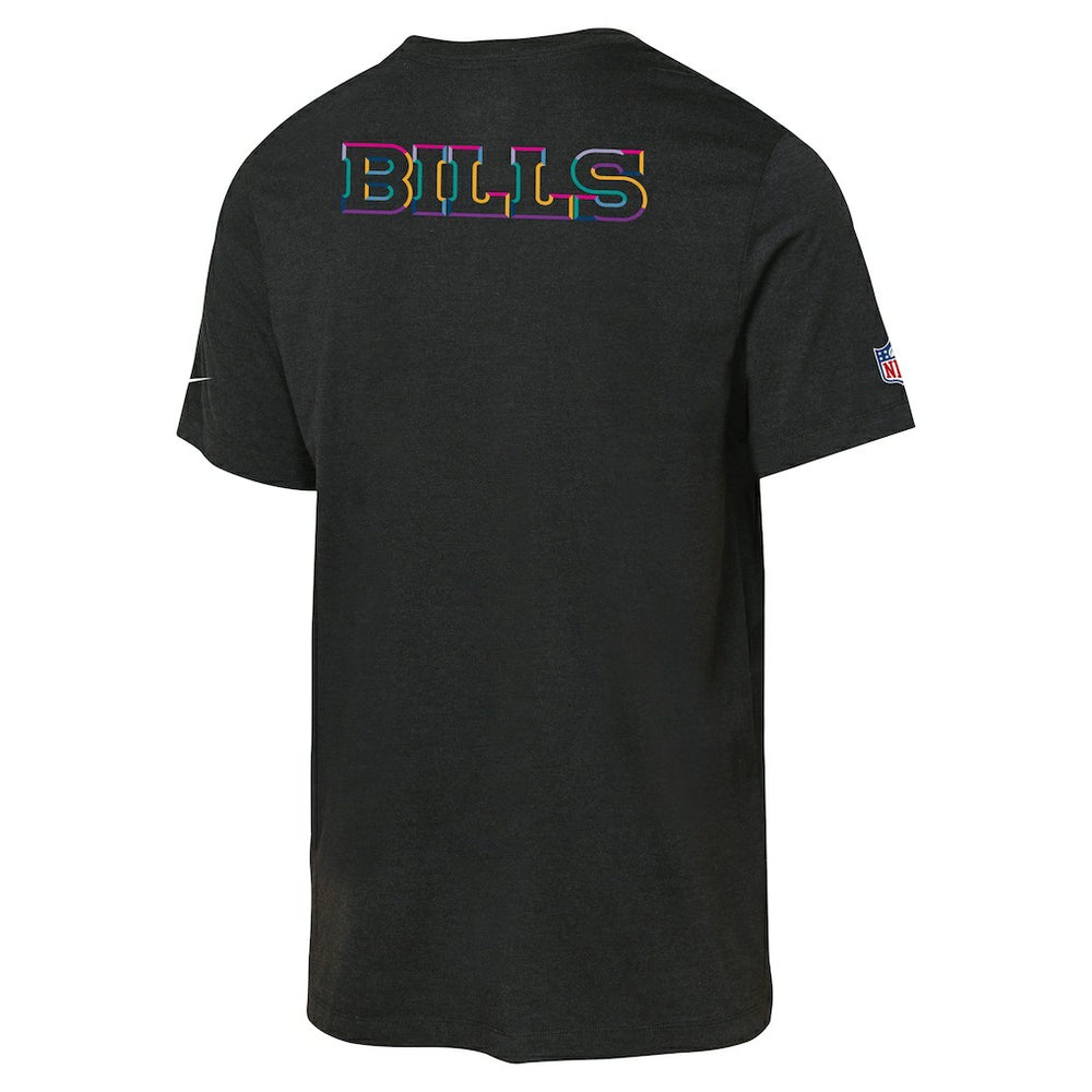 Buffalo Bills Nike Youth 2025 NFL Crucial Catch Tri-Blend Dri-FIT T-Shirt