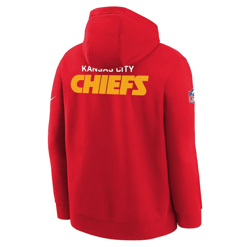 Kansas City Chiefs Nike Youth Sideline Club Fleece Hoodie