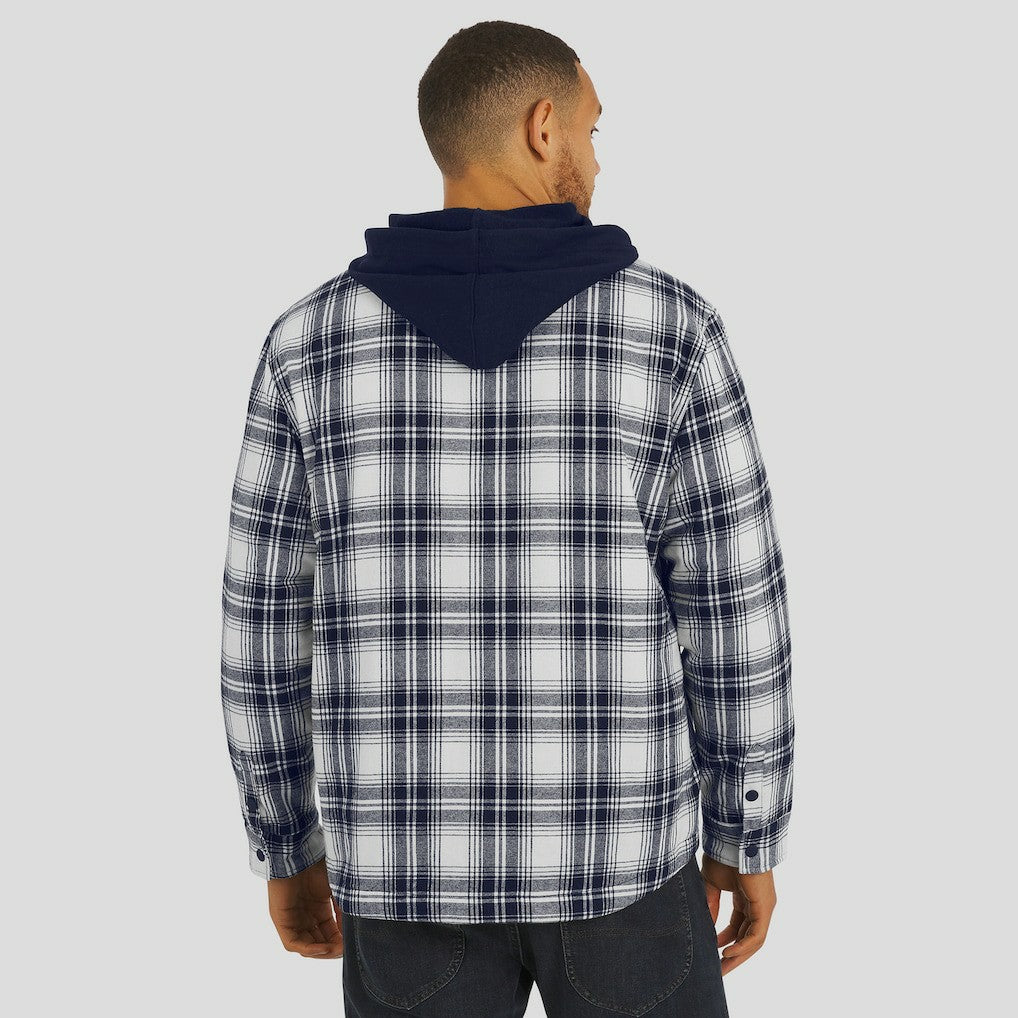 Dallas Cowboys Fanatics Darius Rucker Collection Plaid Flannel Quilted Full-Snap Hooded Shacket