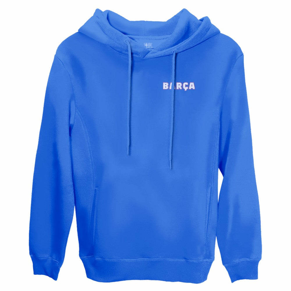 Barcelona 1863FC Wordmark Fleece Pullover Hoodie Blue