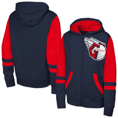 Cleveland Guardians Outerstuff Youth Stadium Colorblock Full-Zip Hoodie | MLB New