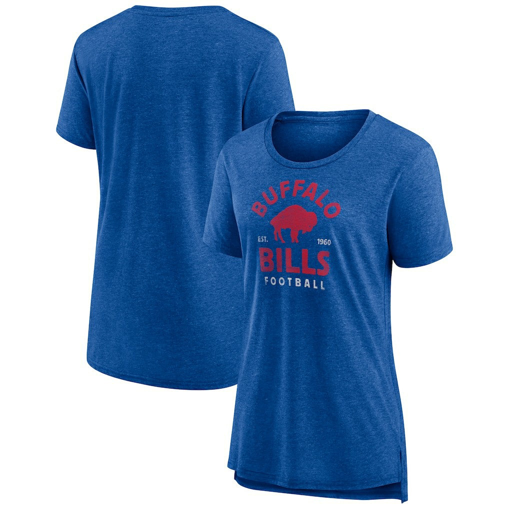 Buffalo Bills  Women's Vintage Arch Tri-Blend T-Shirt