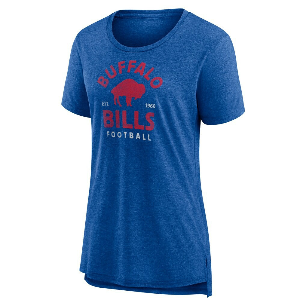 Buffalo Bills  Women's Vintage Arch Tri-Blend T-Shirt