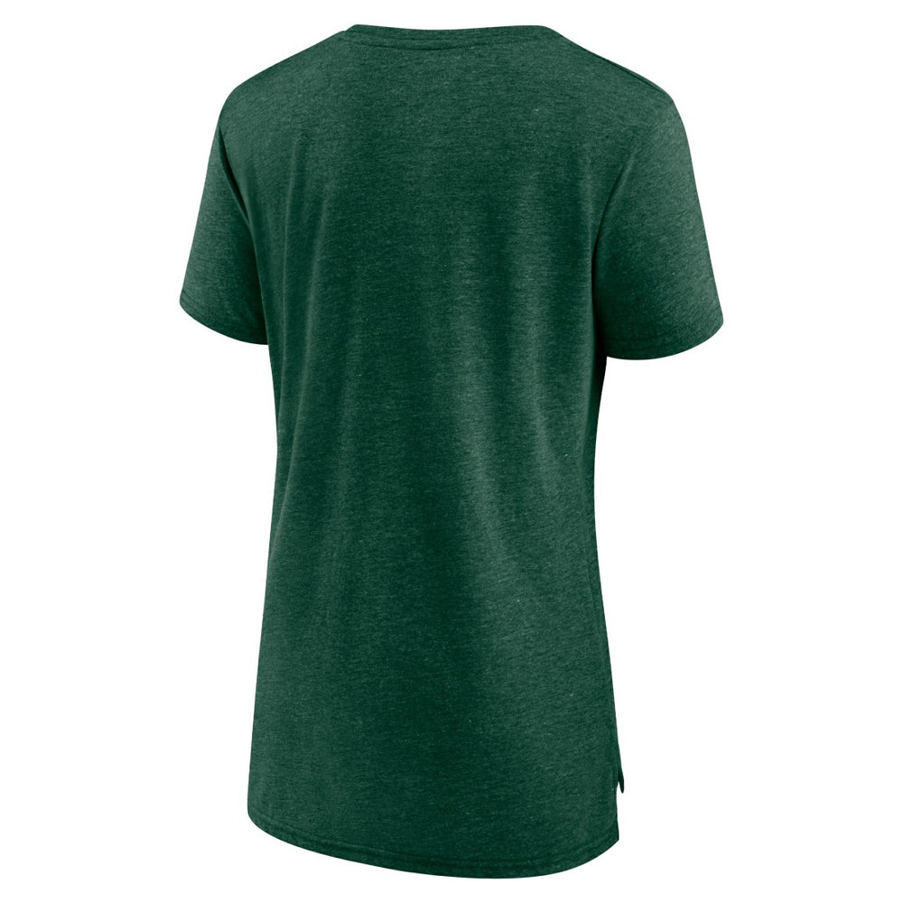 Green Bay Packers  Women's Vintage Arch Tri-Blend T-Shirt