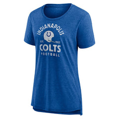 Indianapolis Colts  Women's Vintage Arch Tri-Blend T-Shirt