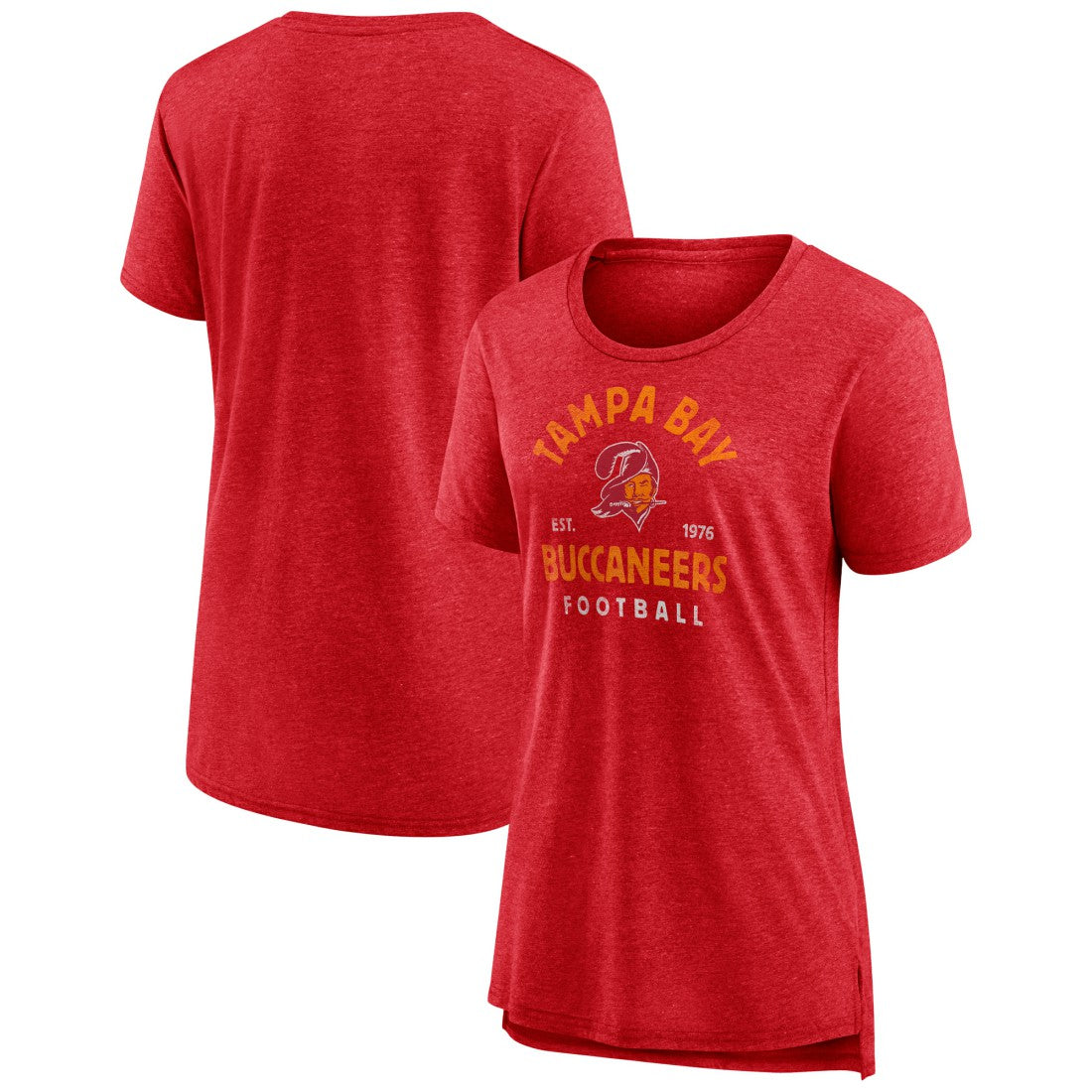 Tampa Bay Buccaneers  Women's Vintage Arch Tri-Blend T-Shirt
