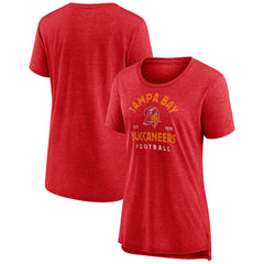 Tampa Bay Buccaneers  Women's Vintage Arch Tri-Blend T-Shirt