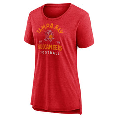 Tampa Bay Buccaneers  Women's Vintage Arch Tri-Blend T-Shirt