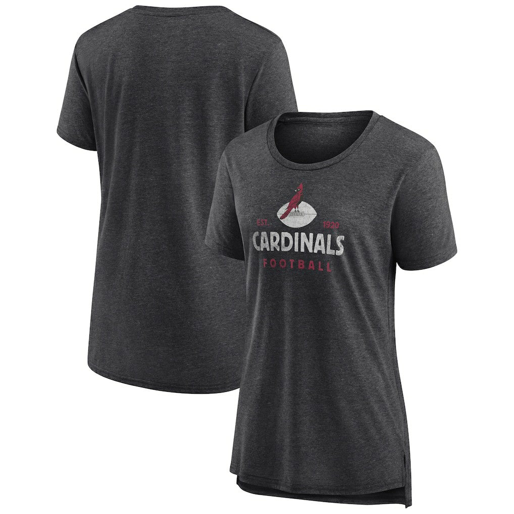 Arizona Cardinals  Women's Vintage Arch Tri-Blend T-Shirt