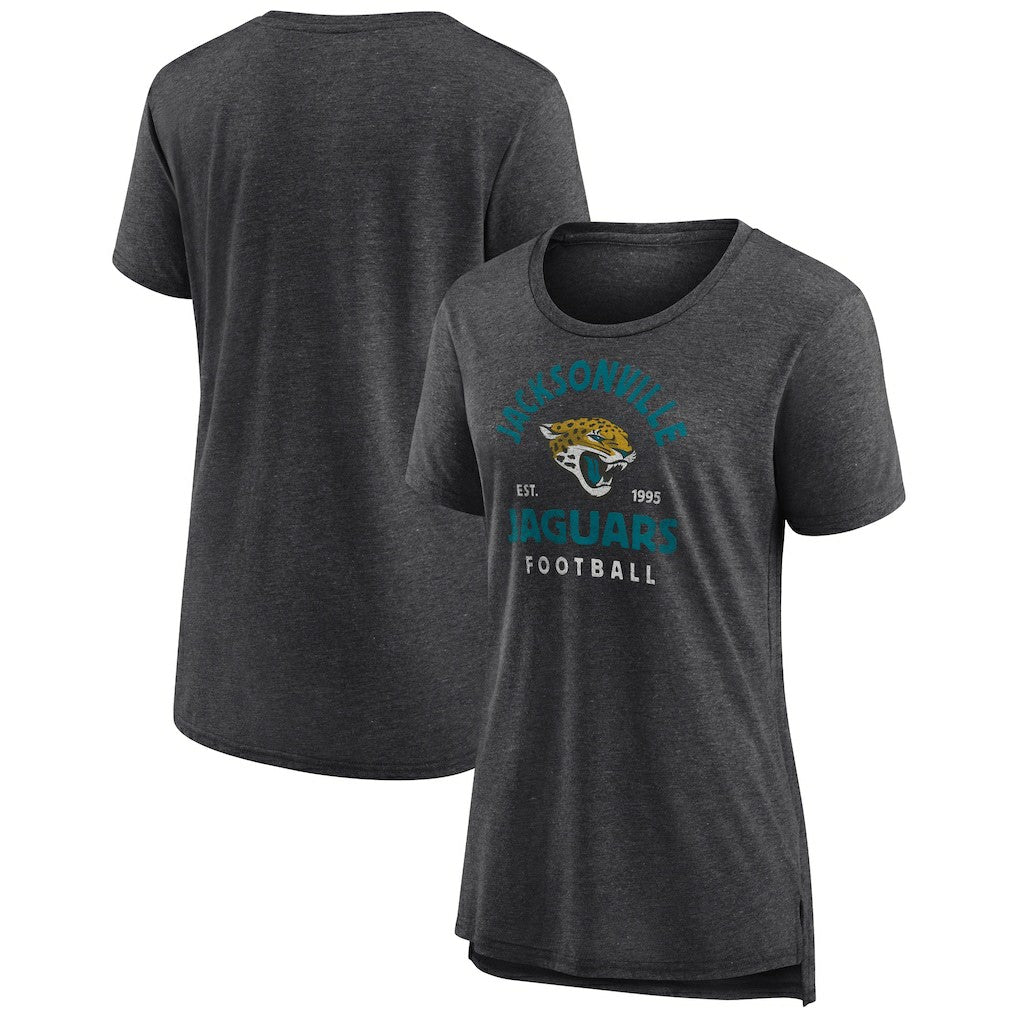 Jacksonville Jaguars  Women's Vintage Arch Tri-Blend T-Shirt