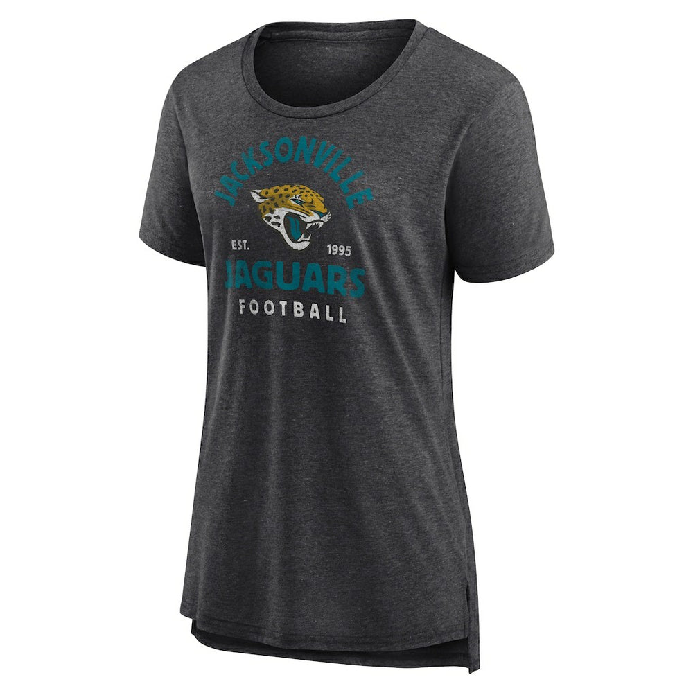 Jacksonville Jaguars  Women's Vintage Arch Tri-Blend T-Shirt