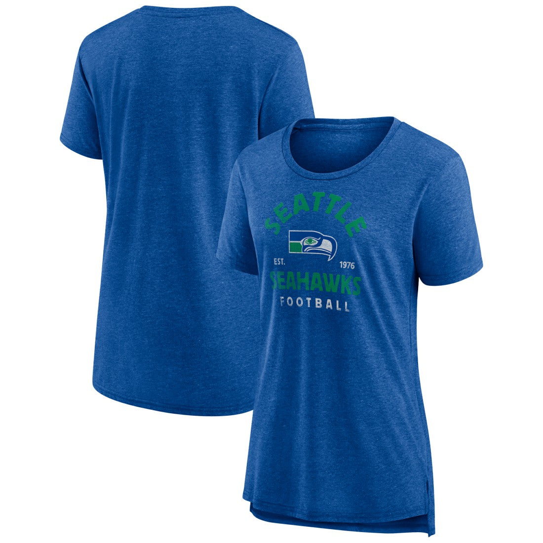 Seattle Seahawks  Women's Vintage Arch Tri-Blend T-Shirt