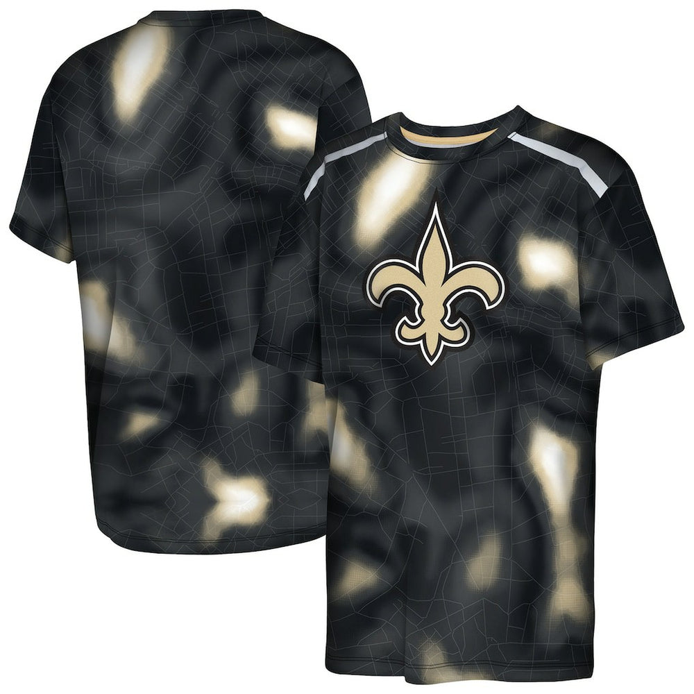 New Orleans Saints  Outerstuff Youth End Zone Dri-Tek T-Shirt