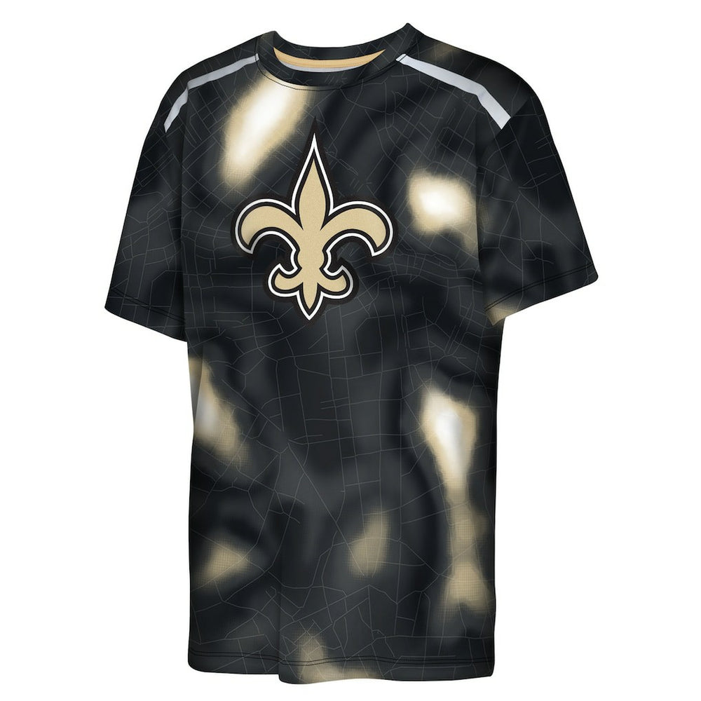 New Orleans Saints  Outerstuff Youth End Zone Dri-Tek T-Shirt