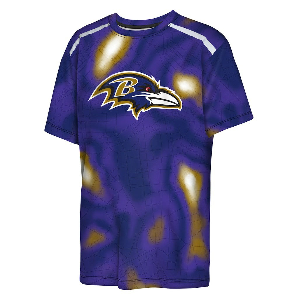 Baltimore Ravens  Outerstuff Youth End Zone Dri-Tek T-Shirt