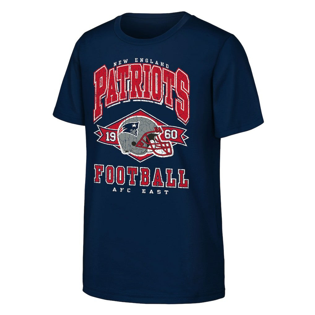 New England Patriots  Outerstuff Youth Kick Off T-Shirt