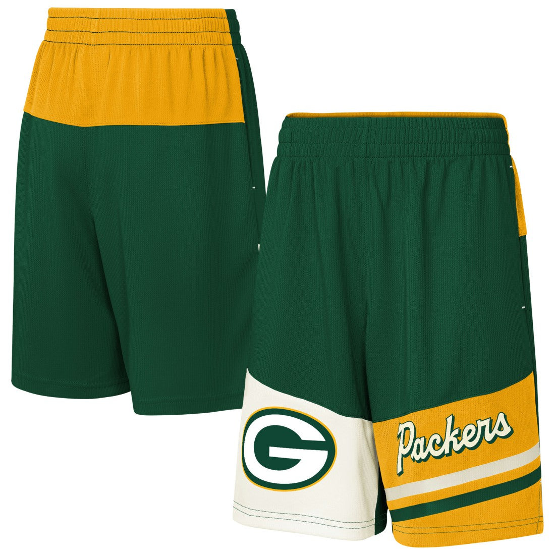 Green Bay Packers  Youth Fandemonium Mesh Shorts