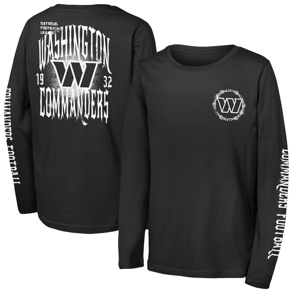 Washington Commanders  Outerstuff Youth Rumble Long Sleeve T-Shirt