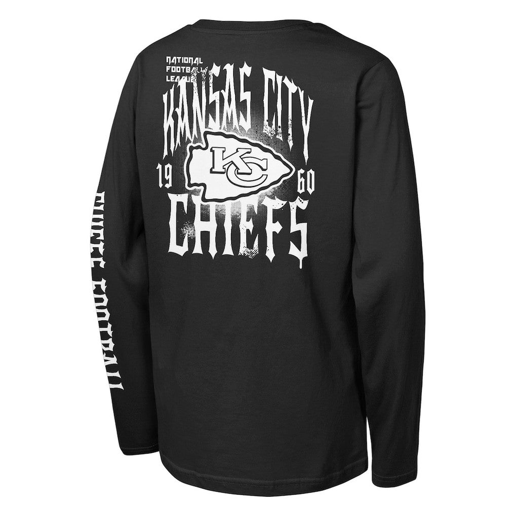 Kansas City Chiefs  Outerstuff Youth Rumble Long Sleeve T-Shirt