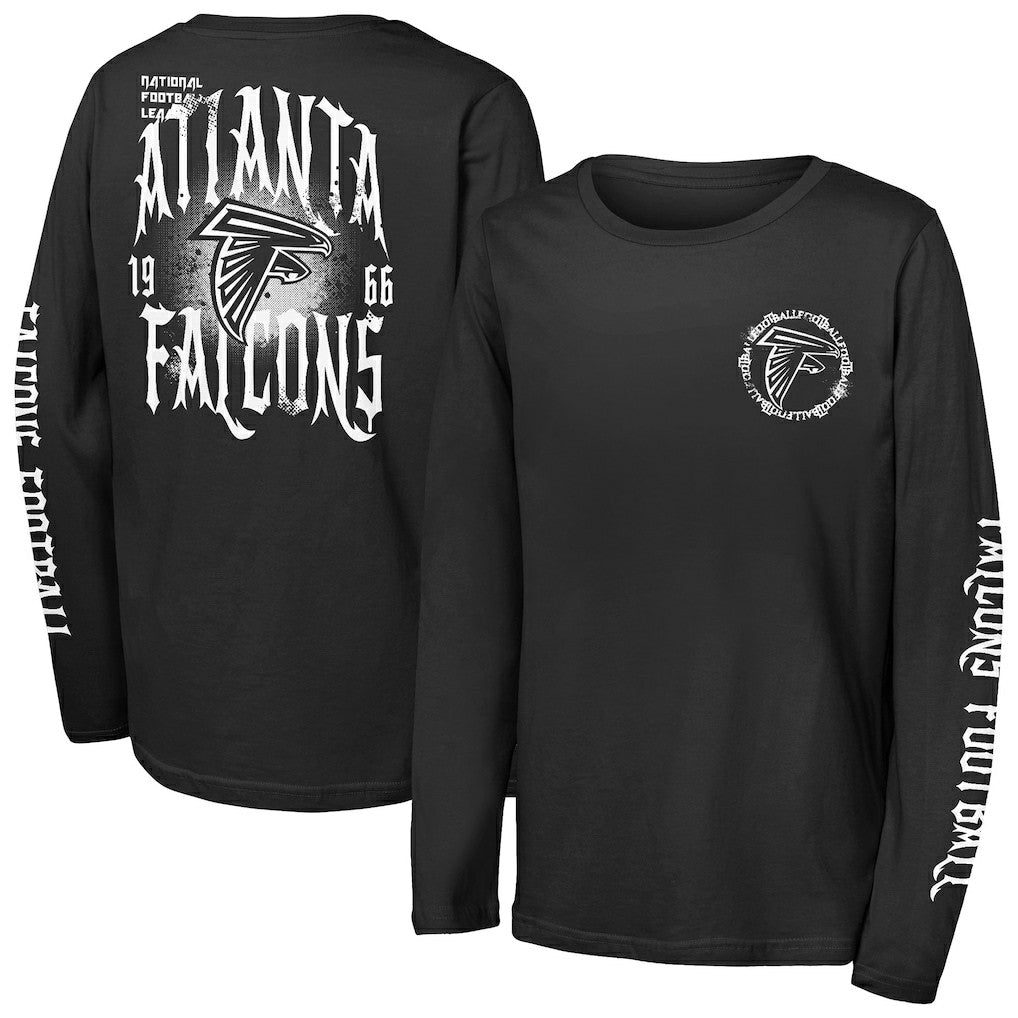 Atlanta Falcons  Outerstuff Youth Rumble Long Sleeve T-Shirt