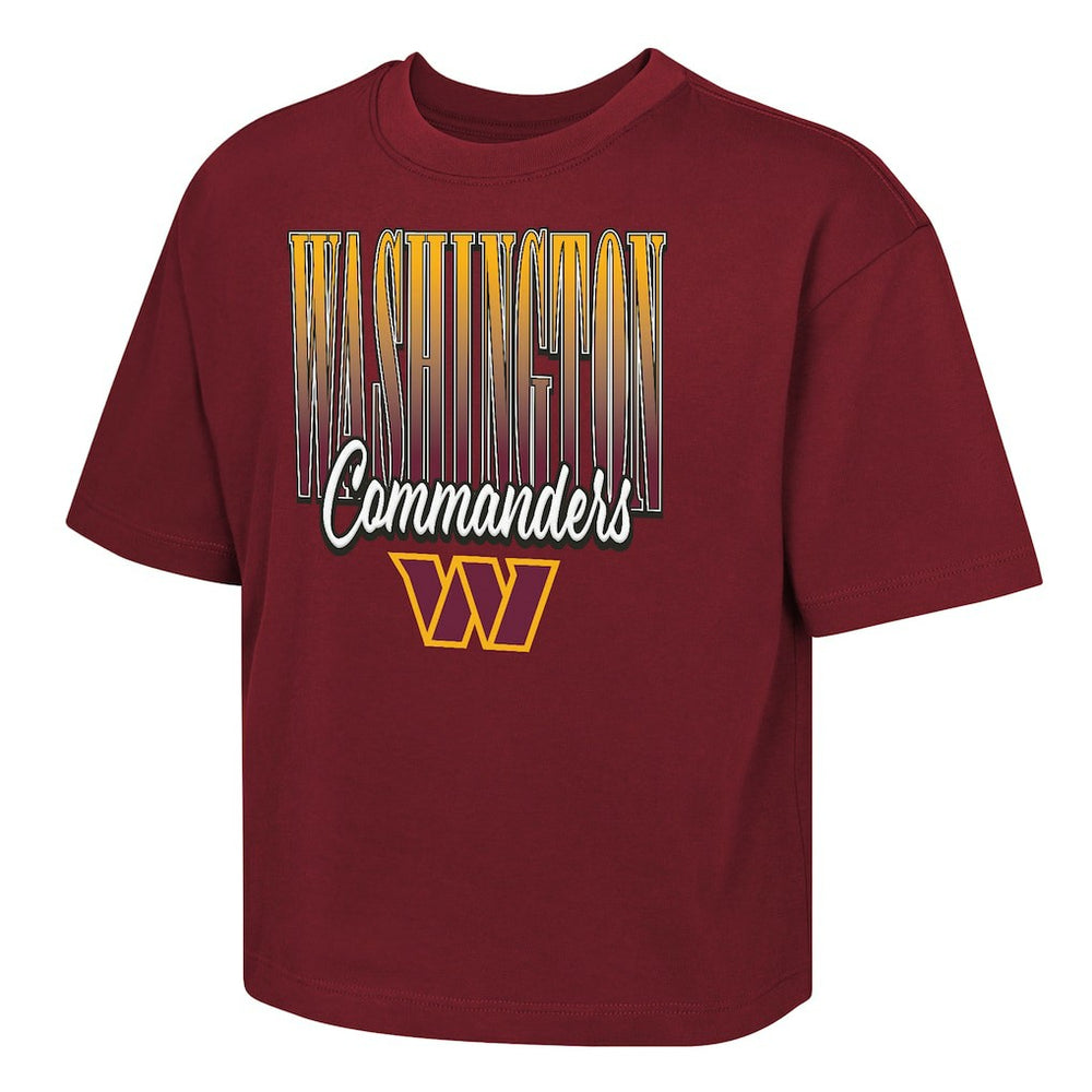 Washington Commanders  Outerstuff Girls Youth Big City Boxy T-Shirt