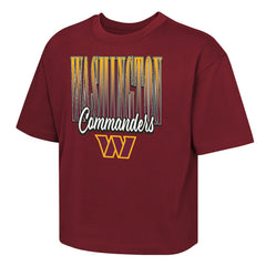 Washington Commanders  Outerstuff Girls Youth Big City Boxy T-Shirt
