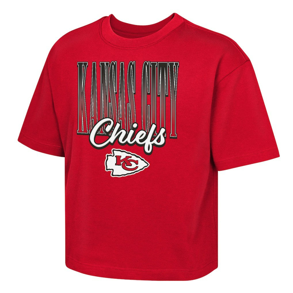 Kansas City Chiefs  Outerstuff Girls Youth Big City Boxy T-Shirt