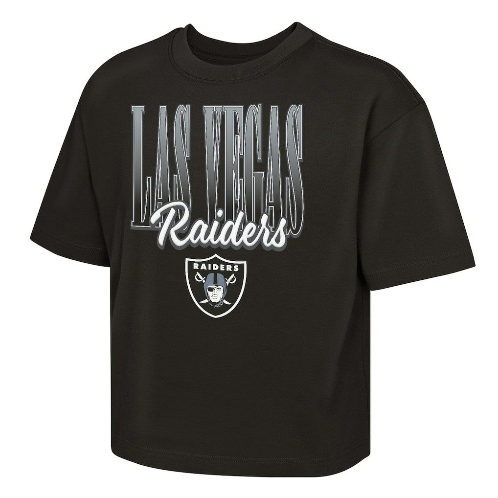 Las Vegas Raiders  Outerstuff Girls Youth Big City Boxy T-Shirt