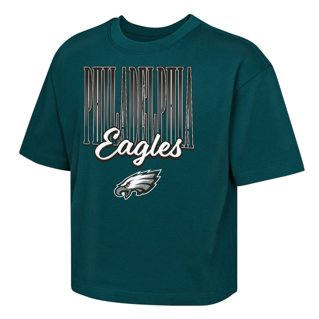 Philadelphia Eagles  Outerstuff Girls Youth Big City Boxy T-Shirt