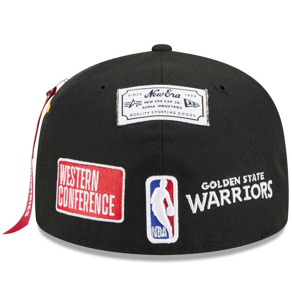 Golden State Warriors x Alpha Industries 59FIFTY Fitted Hat sale Outlet