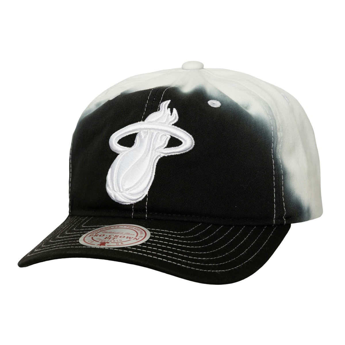 Miami Heat Dip Dye Pro Crown Adjustable Hat New