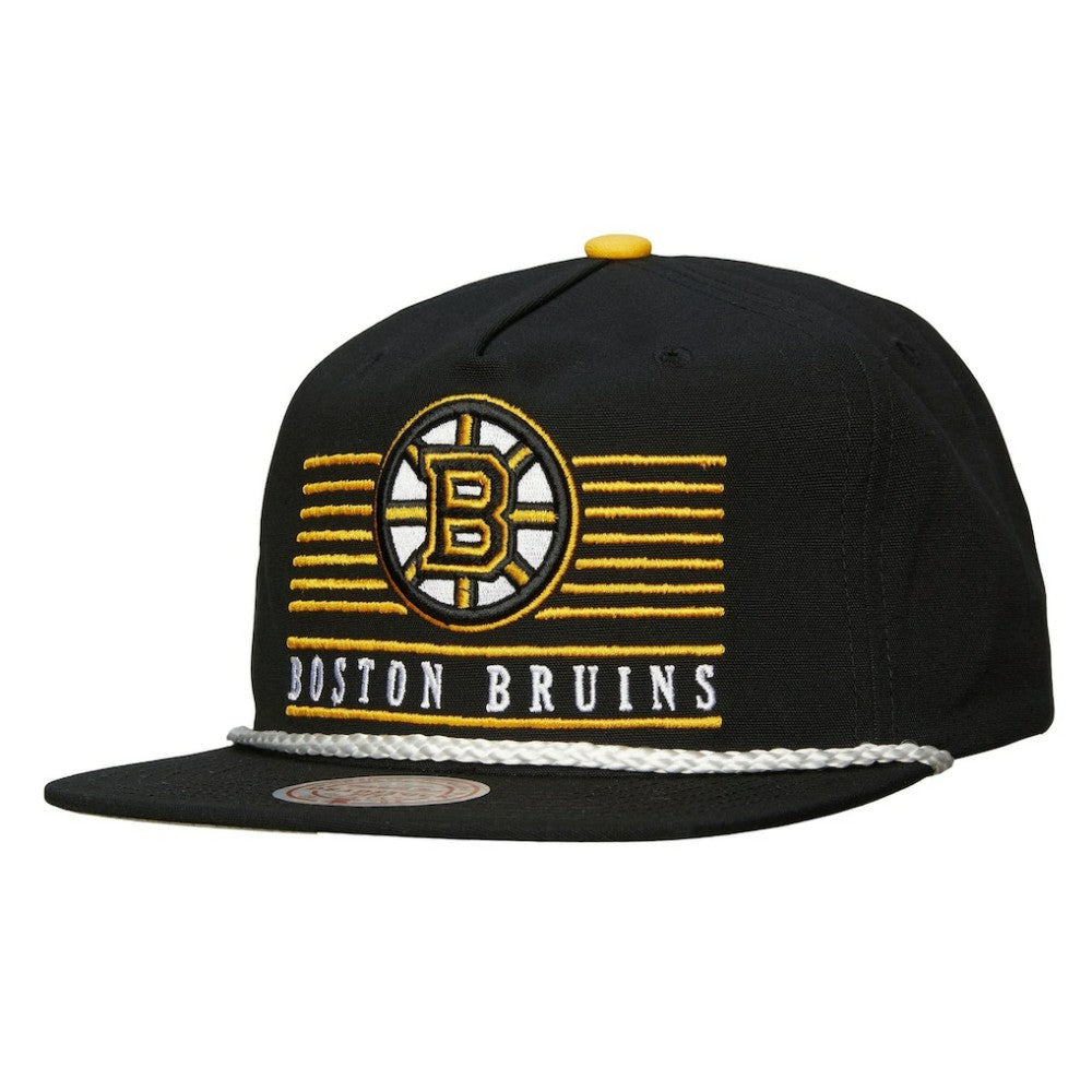 Boston Bruins Mitchell & Ness Ascend Deadstock Snapback Hat Discount
