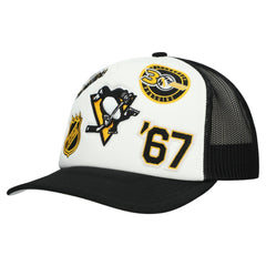 Pittsburgh Penguins Mitchell & Ness Gridlock Trucker Adjustable Hat Discount