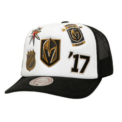 Vegas Golden Knights Mitchell & Ness Gridlock Trucker Adjustable Hat Discount