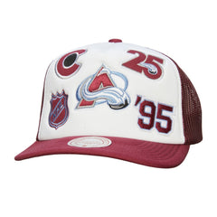 Colorado Avalanche Mitchell & Ness Gridlock Trucker Adjustable Hat Sale