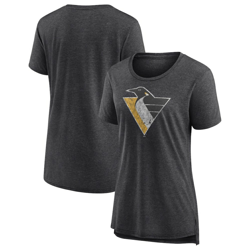 Pittsburgh Penguins Women's Slow Whistle Tri-Blend T-Shirt Discount