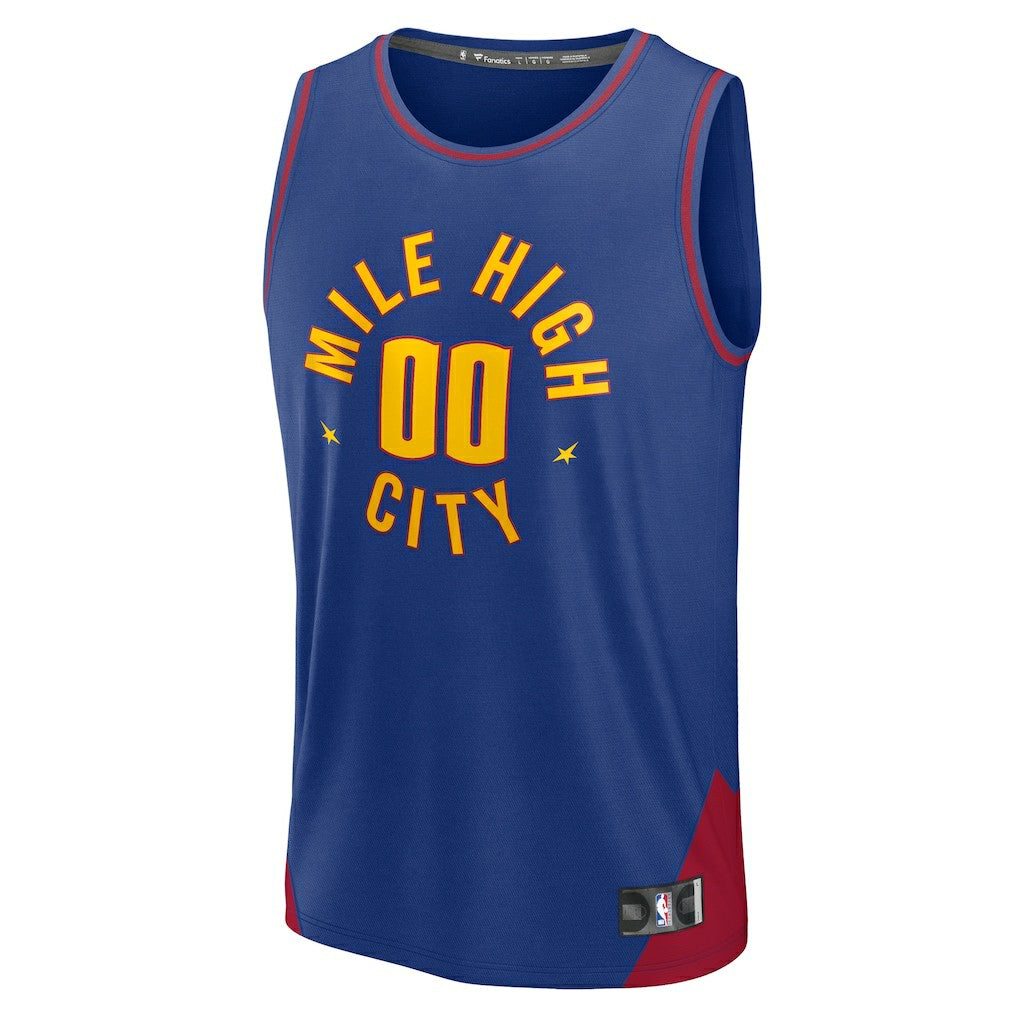 Denver Nuggets Fast Break Custom Jersey sale Discount