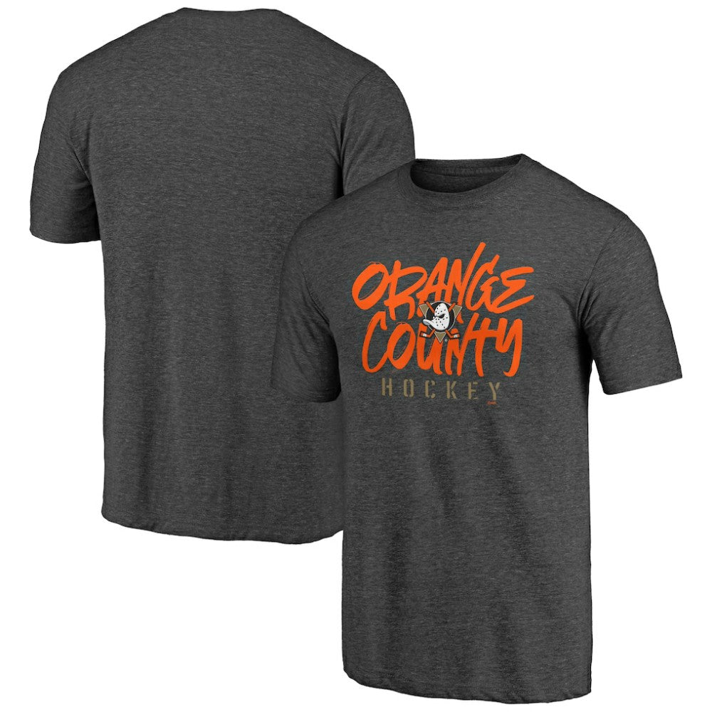 Anaheim Ducks Shoot to Score Tri-Blend T-Shirt Outlet