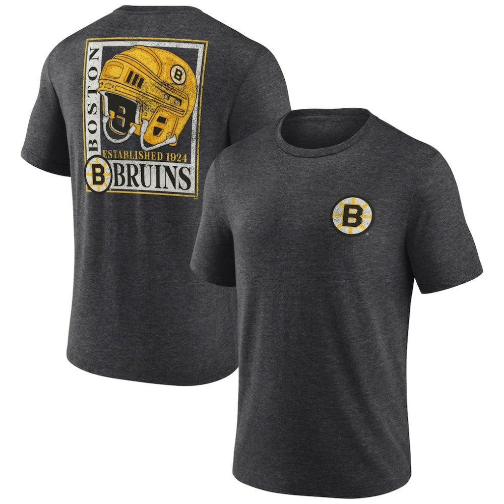 Boston Bruins Earnest Will Tri-Blend T-Shirt For Sale