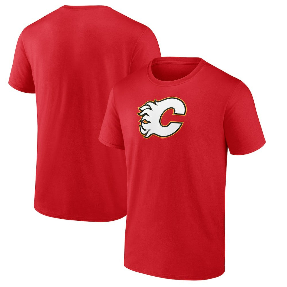 Calgary Flames Primary Logo T-Shirt Discount
