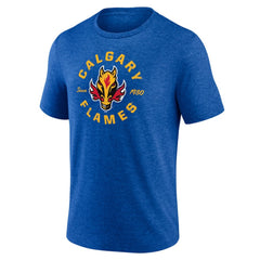 Calgary Flames Represent Tri-Blend T-Shirt On Sale