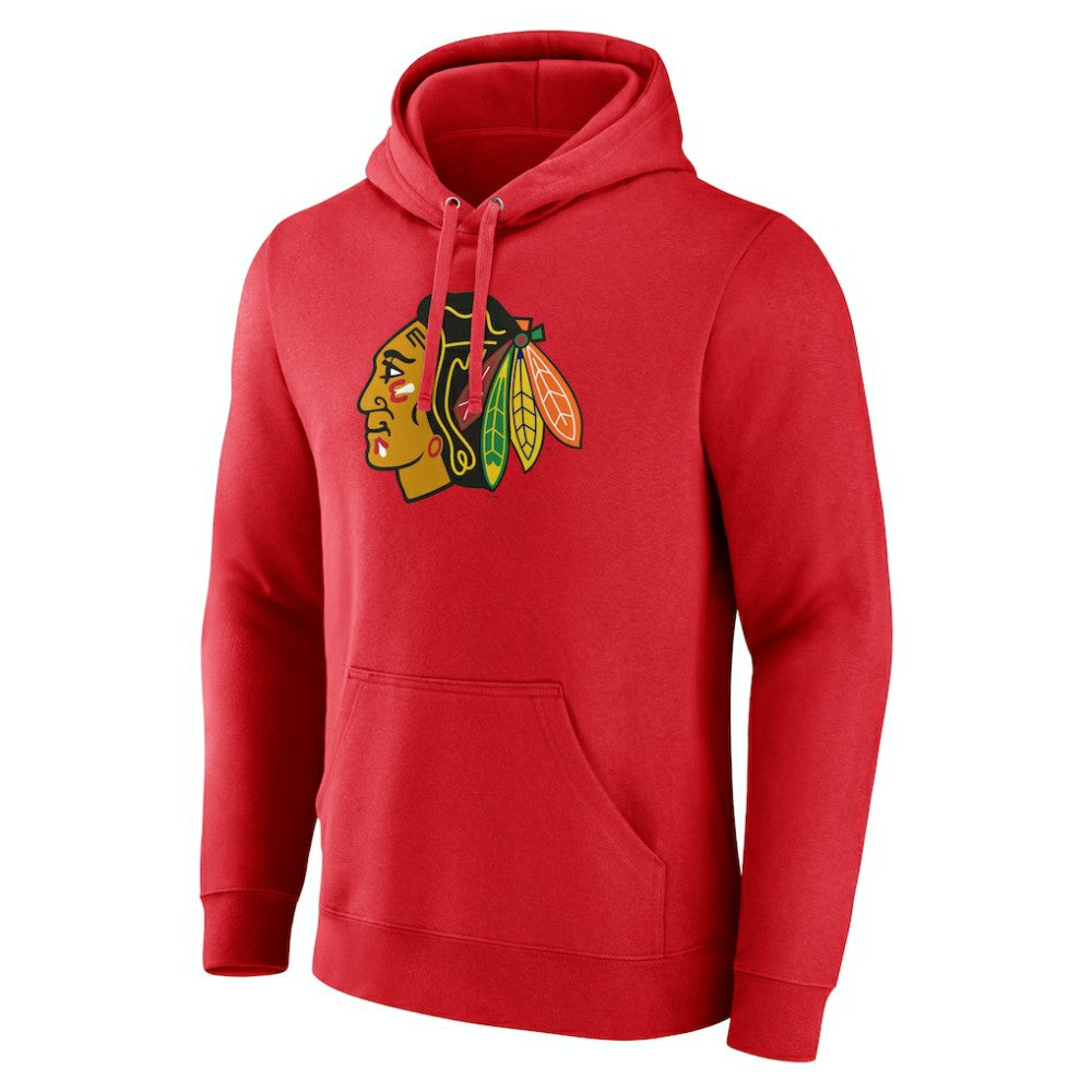 Chicago Blackhawks Primary Logo Pullover Hoodie Outlet
