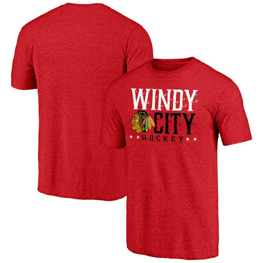 Chicago Blackhawks Shoot to Score Tri-Blend T-Shirt Outlet