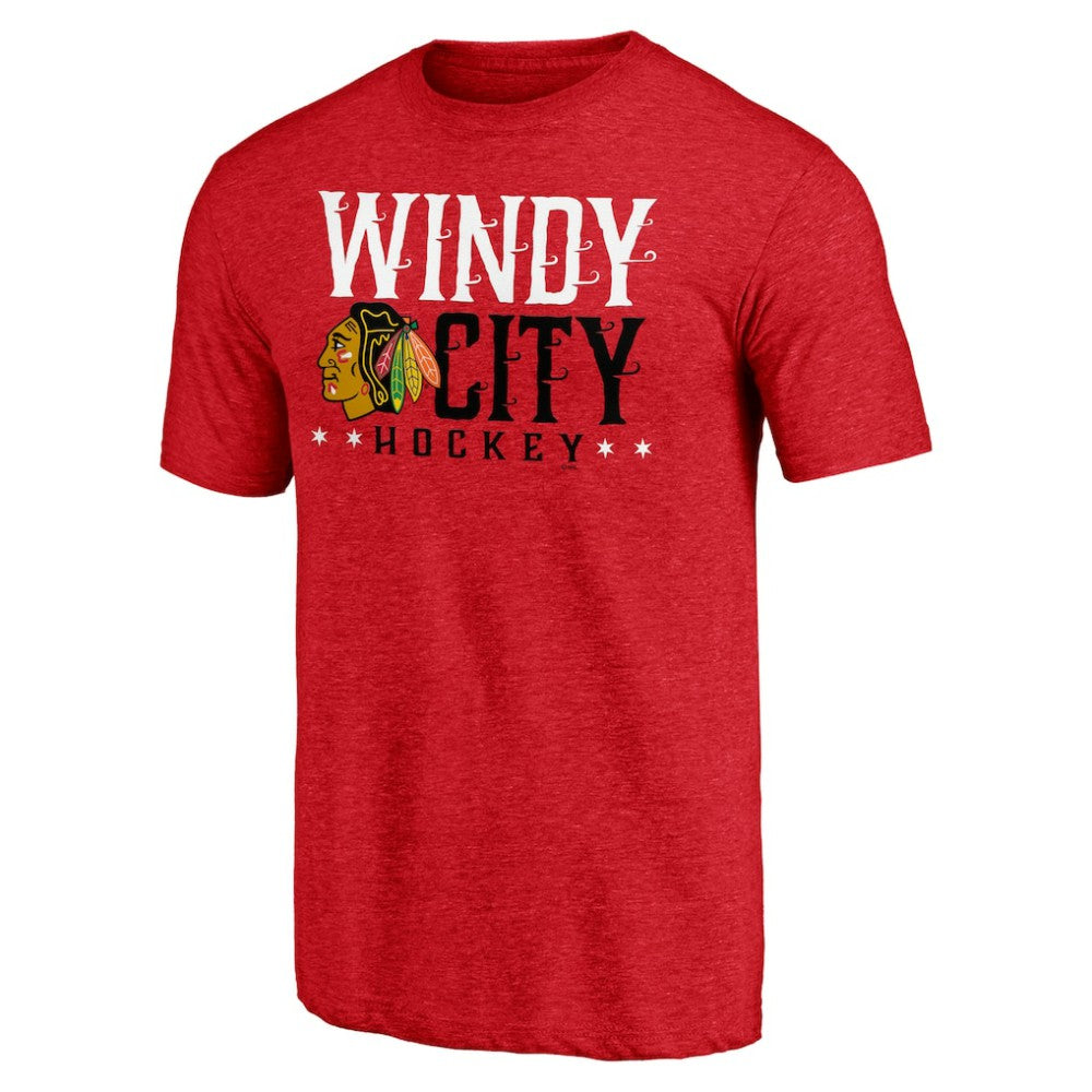 Chicago Blackhawks Shoot to Score Tri-Blend T-Shirt Outlet