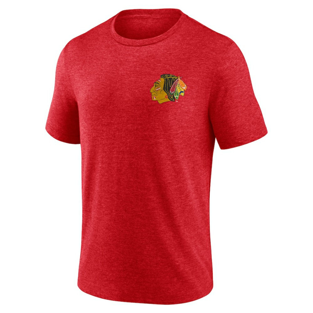 Chicago Blackhawks Earnest Will Tri-Blend T-Shirt Online