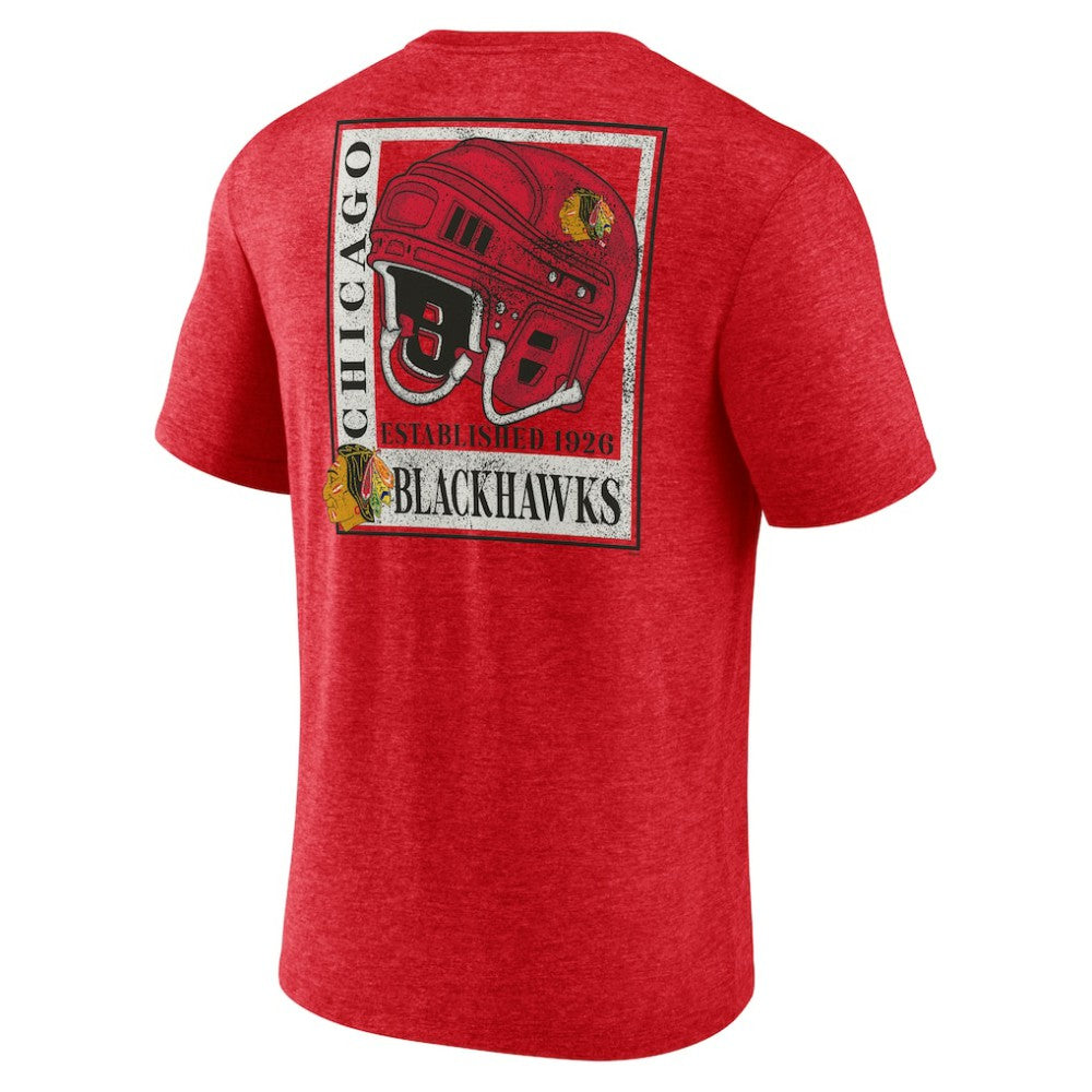 Chicago Blackhawks Earnest Will Tri-Blend T-Shirt Online