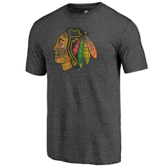 Chicago Blackhawks Distressed Tri-Blend T-Shirt Outlet