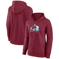 Colorado Avalanche Women's Primary Logo Pullover Hoodie On Sale