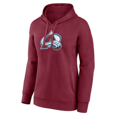 Colorado Avalanche Women's Primary Logo Pullover Hoodie On Sale