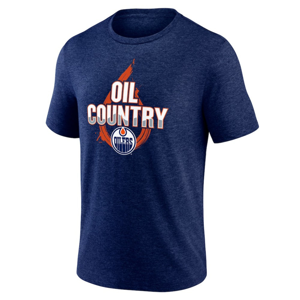 Edmonton Oilers Represent Tri-Blend T-Shirt Sale